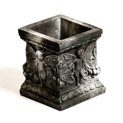 Square Patio Planter 8"H Garden Angel Statue - XoticBrands Home Decor