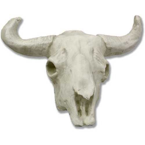 Cow Skull Tiny Garden Animal Statue - XoticBrands Home Decor