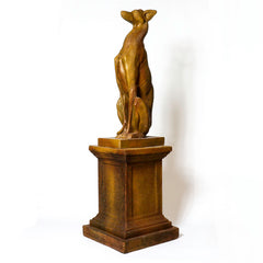 Hamlin Square Base Animal Architectural  Sculpture, Home Decor, XoticBrands, XoticBrands Home Decor