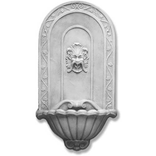  Greenman Lion Head Wall Fount  Wall  Sculpture, Home Decor, XoticBrands, XoticBrands Home Decor