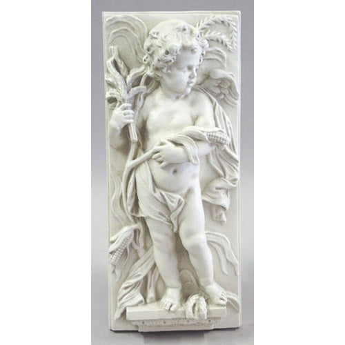  Little Boy Autumn Plaque Animal Seasonal  Sculpture, Home Decor, XoticBrands, XoticBrands Home Decor