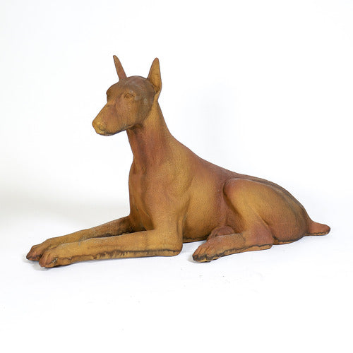  Sitting Doberman 22 Dog Animal Large  Sculpture, Home Decor, XoticBrands, XoticBrands Home Decor