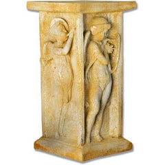 Della Robia Cherub Ped. 24 - Pedestal Sculpture - XoticBrands Home Decor