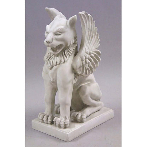  Kaikee Griffin On Base  Gargoyles  Sculpture, Home Decor, XoticBrands, XoticBrands Home Decor