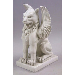  Kaikee Griffin On Base  Gargoyles  Sculpture, Home Decor, XoticBrands, XoticBrands Home Decor