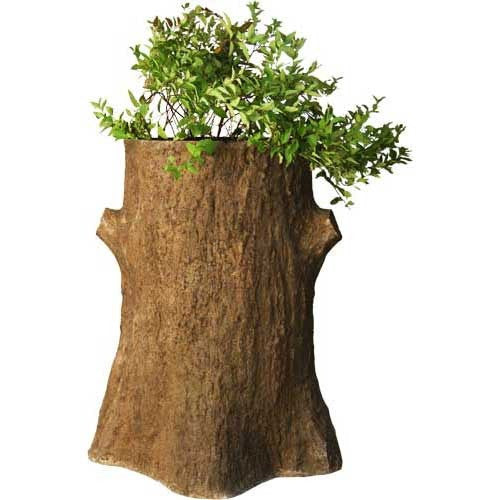 Tree Trunk Planter 30 Garden Display - XoticBrands Home Decor