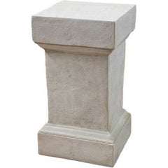 Weathered Square Pedestal 29 - Pedestal Sculpture - XoticBrands Home Decor