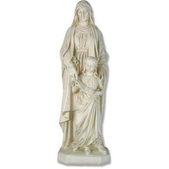 Saint Anne & Child 50  Religious  Sculpture - XoticBrands Home Decor