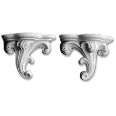 Flat Top Brkt Set  Wall Decor - XoticBrands Home Decor