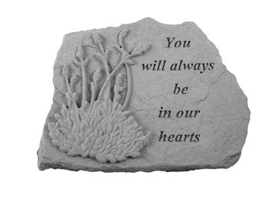 You Will Always...W/Lavendar Memorial Garden Stone - XoticBrands Home Decor