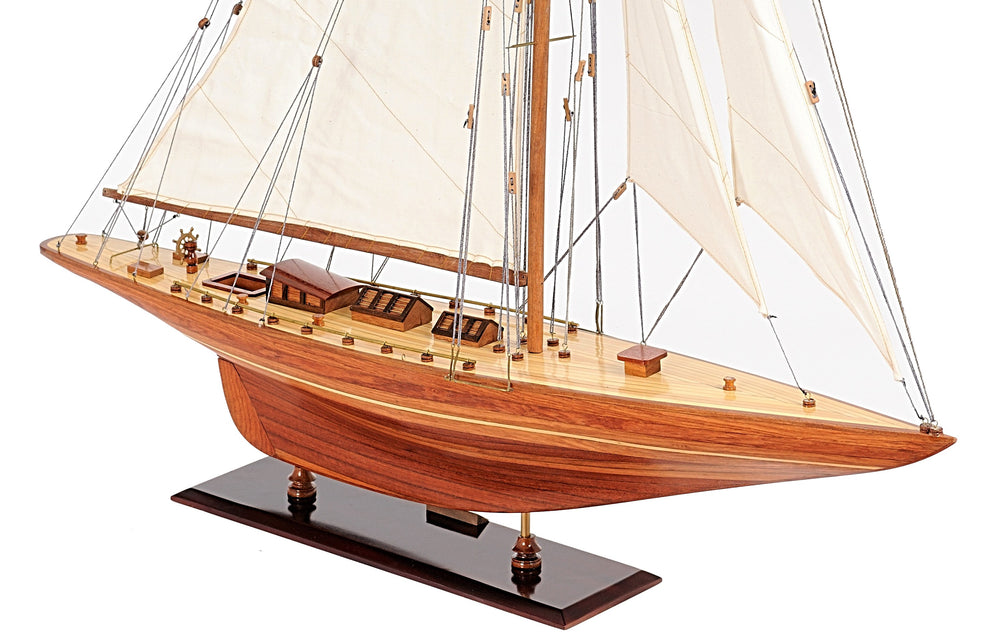  Shamrock Yacht L Boat Model Display, Home furniture and decor, Old Modern Handicrafts, XoticBrands Home Decor