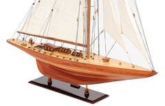  Shamrock Yacht L Boat Model Display, Home furniture and decor, Old Modern Handicrafts, XoticBrands Home Decor